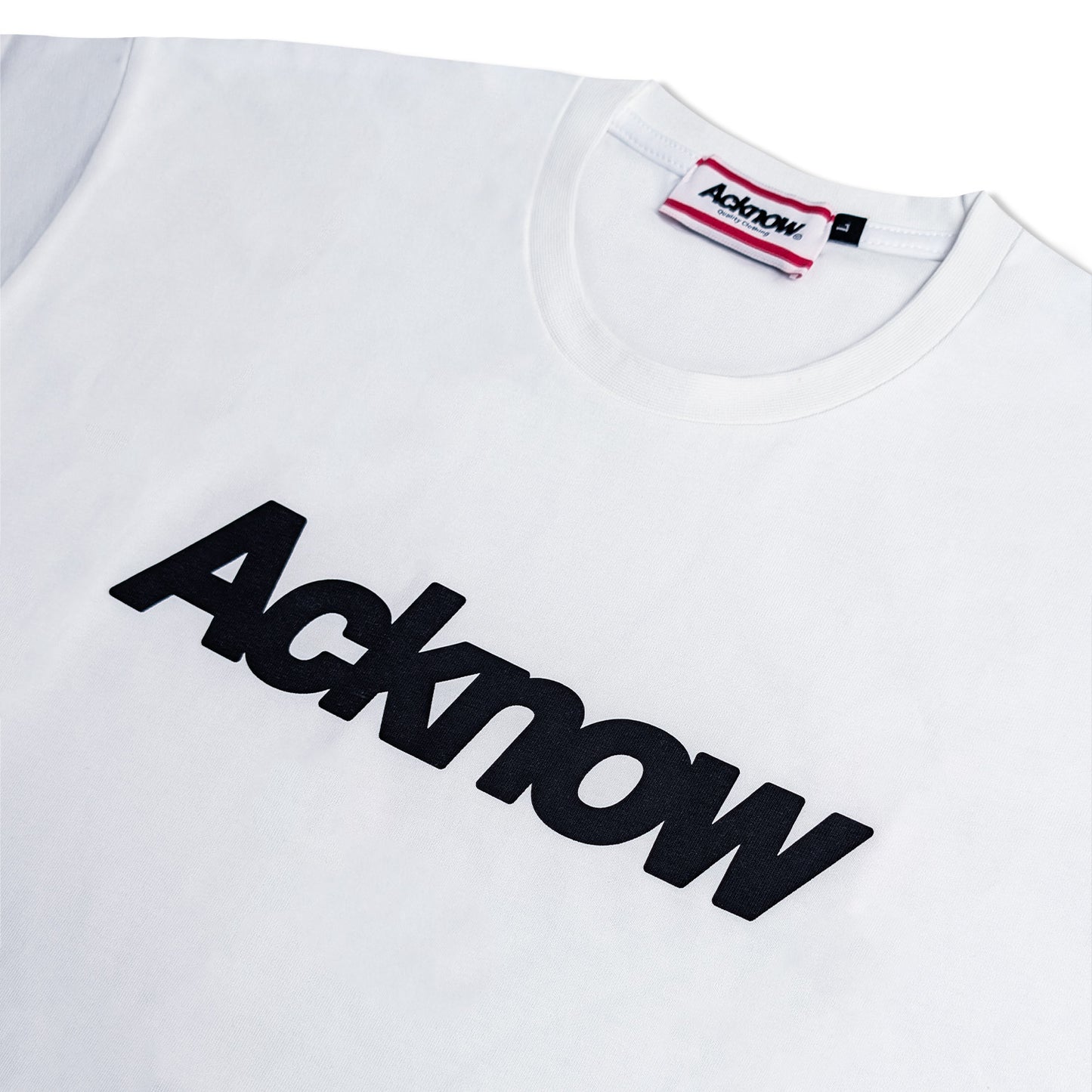 Acknow Classic Logo Tee White