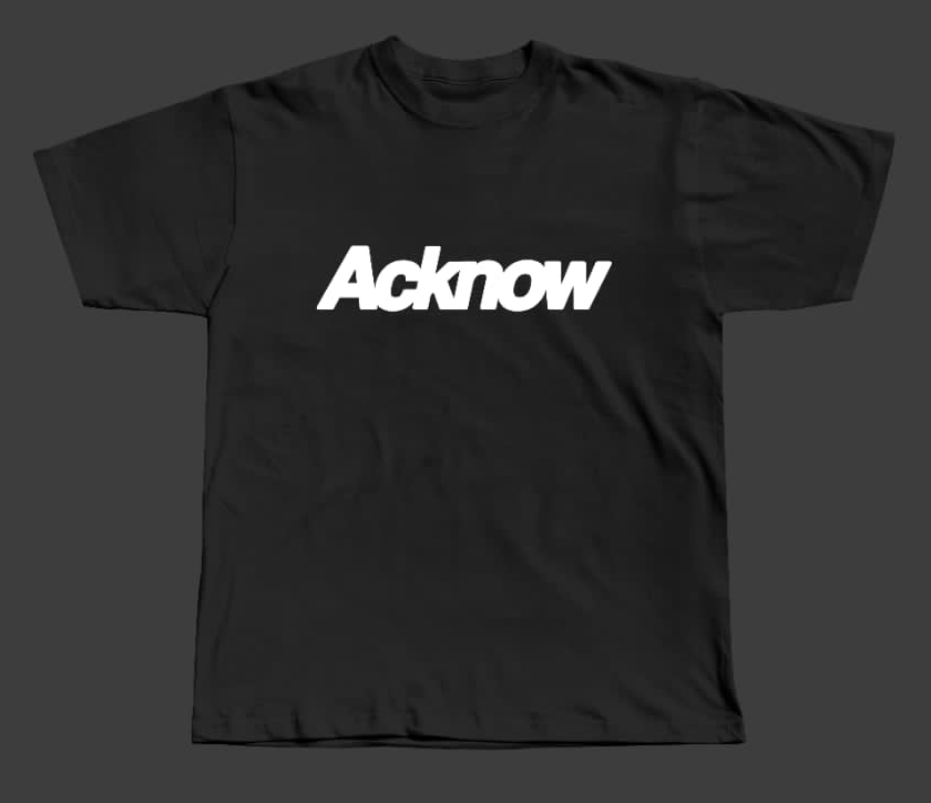 black t-shirt