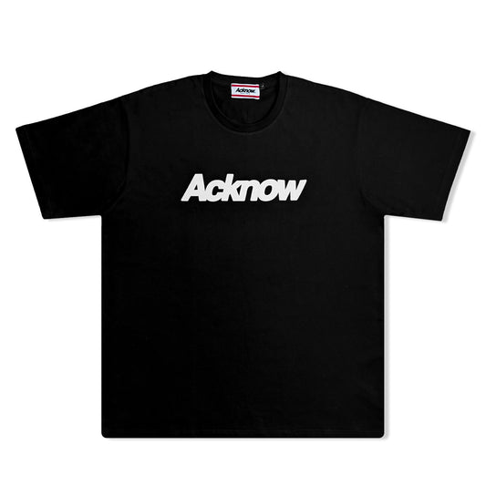 Acknow Classic Logo Tee Black