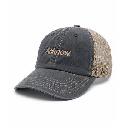 Stonewashed Grey Cap