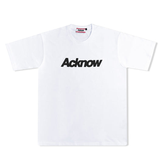 Acknow Classic Logo Tee White