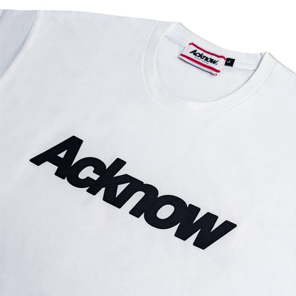 Acknow Classic Logo Tee White